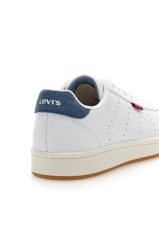 Sneakers Bianche con Dettaglio Posteriore Blu LEVI'S AVENUE
