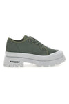 Grüne Sneakers mit Plateausohle FREDDY FY7679