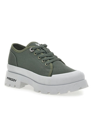 Grüne Sneakers mit Plateausohle FREDDY FY7679