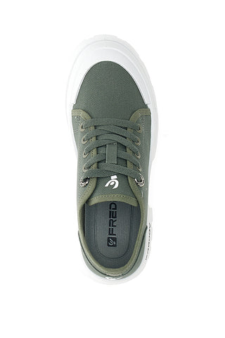 Grüne Sneakers mit Plateausohle FREDDY FY7679