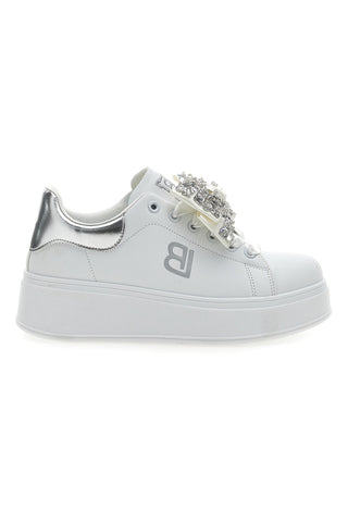Sneaker Bianche Con Fiocco Laura Biagiotti 8929