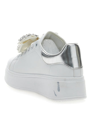 Sneaker Bianche Con Fiocco Laura Biagiotti 8929