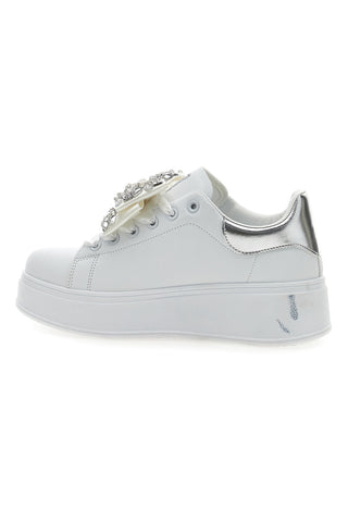 Sneaker Bianche Con Fiocco Laura Biagiotti 8929