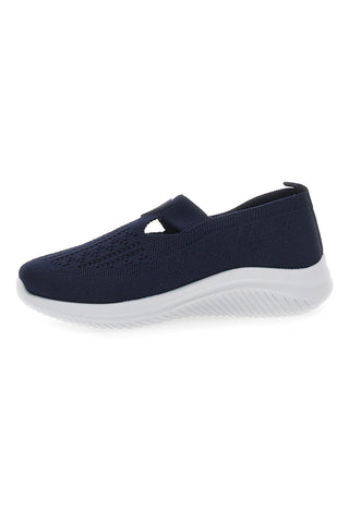 Sneakers Blu Slip On con Tomaia Effetto Ricamo CANGURO CA1227