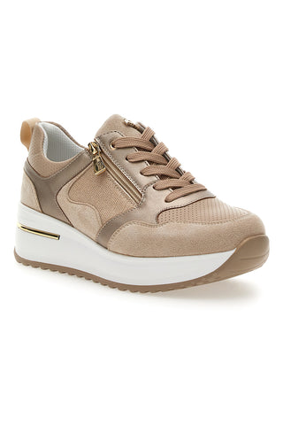 Stringate Rosa con Brillantini INBLU 420 IN