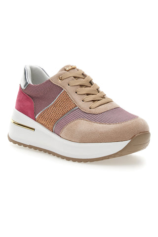 Scarpe Stringate Rosa e Cipria INBLU 423 IN