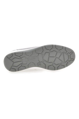 Silberne Loafer mit Mesh-Obermaterial und Plateau INBLU 41 IC