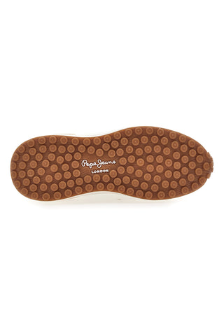 Sneakers Bianche con Platform e Tomaia in Pelle PEPE JEANS WINSLOW ACTION M