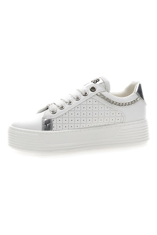Sneakers Bianche con Tomaia Decorata e Platform MARIELLA BURANI 50251