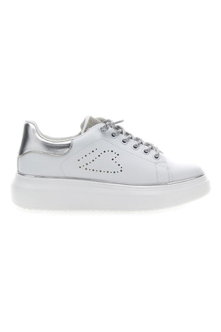 Sneakers bianche con strass  ENERGY E86
