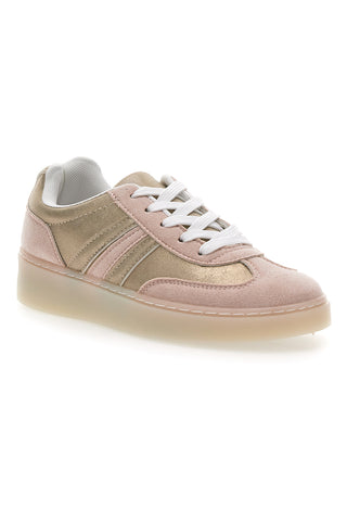 Sneakers Rosa e Oro con Suola in Gomma TALEMI 23786
