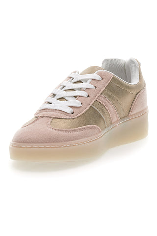 Sneakers Rosa e Oro con Suola in Gomma TALEMI 23786