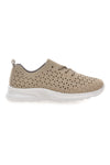 Sneakers Beige con Tomaia Traforata TALEMI BK25S861