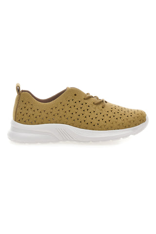 Gelbe Sneakers mit perforiertem Obermaterial TALEMI BK25S861