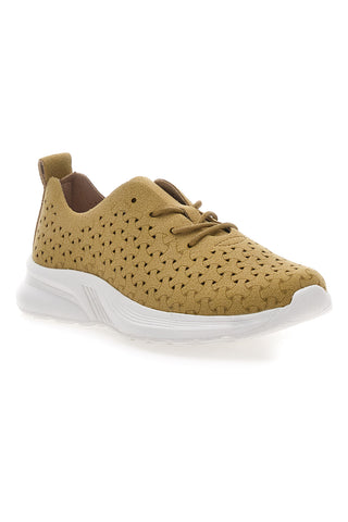 Sneakers Gialle con Tomaia Traforata TALEMI BK25S861