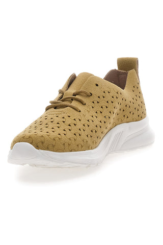 Sneakers Gialle con Tomaia Traforata TALEMI BK25S861