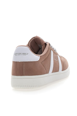Sneakers Rosa con Bande Laterali Bianche COTTON BELT AMELIE SD