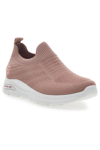 Rosa Sneakers mit Mesh-Obermaterial COTTON BELT ELLIE