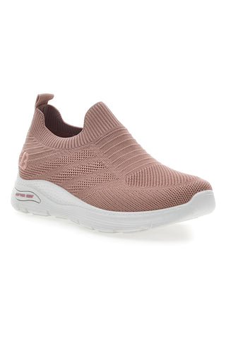 Rosa Sneakers mit Mesh-Obermaterial COTTON BELT ELLIE