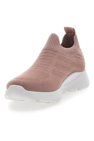 Rosa Sneakers mit Mesh-Obermaterial COTTON BELT ELLIE