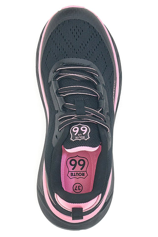 Sneakers nere con dettagli rosa ROUTE 66 RO51038D