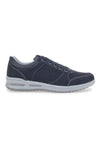 Stringata Blu con Tomaia in Pelle Traforata MARCO BRANDI 23
