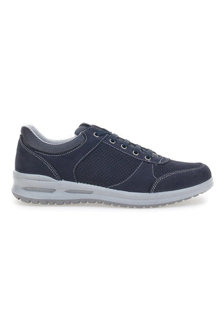 Stringata Blau con Tomaia in Pelle Traforata MARCO BRANDI 23