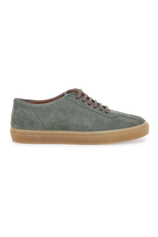 Grüne Schnürschuhe Made in Italy aus Wildleder Ptr 2020