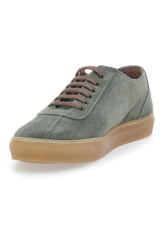 Grüne Schnürschuhe Made in Italy aus Wildleder Ptr 2020