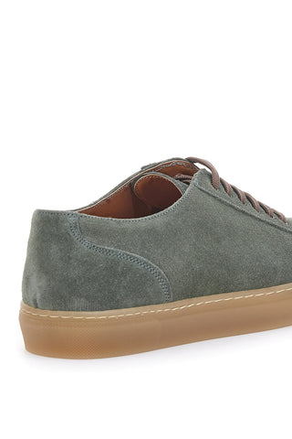 Grüne Schnürschuhe Made in Italy aus Wildleder Ptr 2020