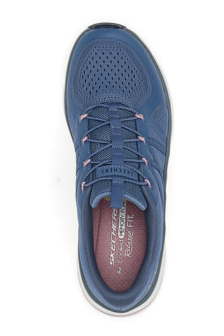Blaue Skechers Relaxed Fit Sneakers: D'Lux Comfort 2 Victory