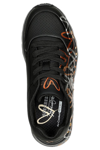 Sneakers nere con cuori Skechers Uno Lite Metallic Love