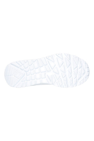 Sneakers bianche con dettagli oro Skechers Uno Lite