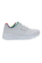Sneakers bianche con suola rainbow speckle Skechers Uno Lite Rainbow Speckle