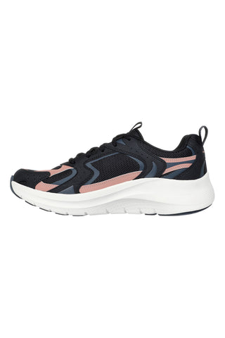Skechers – Arch Fit 2.0 Vintage Luxe – Schwarze Sneakers mit Fußgewölbeunterstützung