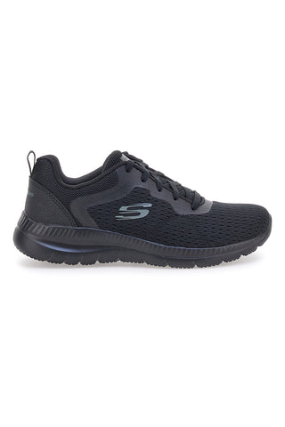 Leichte schwarze Mesh-Schuhe mit Memory Foam Skechers Bountiful Quick Path