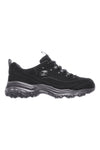 Sneakers nere con inserti in pelle e Memory Foam Skechers D'Lites Play On