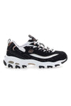 Sneakers nere con dettagli rose gold e Memory Foam Skechers D'Lites Devoted Fan