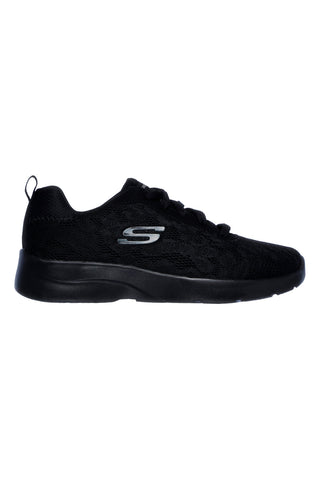 Scarpe sportive nere con mesh floreale e Memory Foam Skechers Dynamight 2.0 Homespun