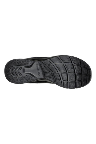 Skechers Dynamight 2.0 Social Orbit – Leichte Schnür-Sneaker in Schwarz