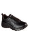 Sneakers nere in pelle con Memory Foam Skechers Fashion Fit Effortless
