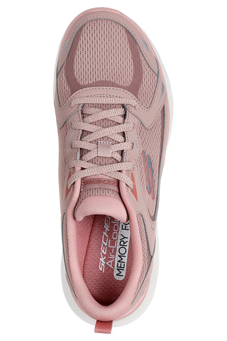 Sneakers rosa in mesh con memory foam Skechers Flex Appeal 5.0 Retro Rush