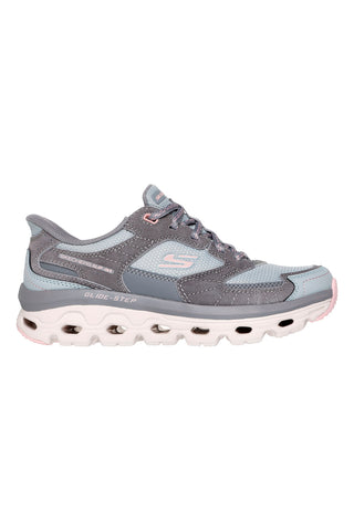 Sneakers grigie e azzurre con suola Glide-Step e Memory Foam Skechers Glide-Step Sole Paradise Valley