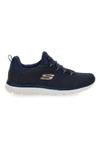 Sneakers blu in mesh con Memory Foam Skechers Summits Bright Bezel