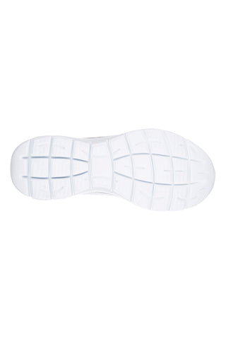 Weiße Sneakers aus Leder und Mesh mit Memory Foam Skechers Summits Suited