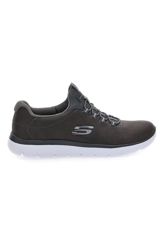 Scarpe sportive grigie slip-on leggere Skechers Summits Itz Bazik