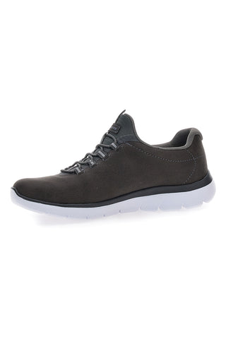 Scarpe sportive grigie slip-on leggere Skechers Summits Itz Bazik