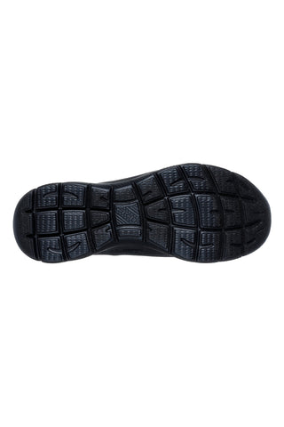 Schwarze Mesh-Sneaker mit Memory Foam Skechers Summits Fun Flare