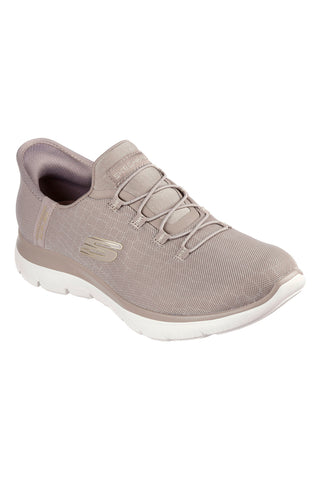 Slip-ins beige con mesh brillante Skechers Summits Classy Night