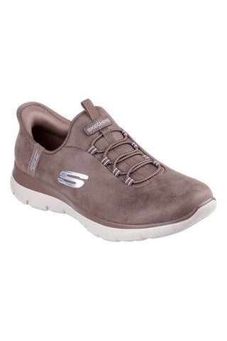 Sneakers marroni slip-on con Memory Foam Skechers SUMMITS UNKNOWN TRAIL